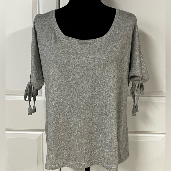 New York & Company Tops - NY&C Soho Cold Shoulder Tie T-Shirt